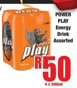 Boxer POWER PLAY Energy Drink Assorted offer