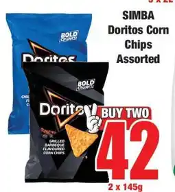 Boxer SIMBA Doritos Corn Chips Assorted offer