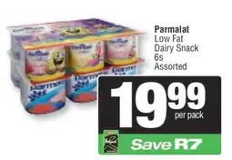 Spar PARMALAT LOW FAT DAIRY SNACK offer
