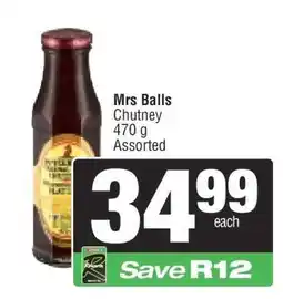 Spar Mrs Balls Chutney offer