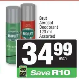 Spar Brut Aerosol Deodorant offer