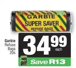 Spar Garbie Refuse Bags 20s offer