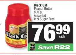 Spar BLACK CAT PEANUT BUTTER offer