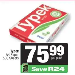 Spar Typek A4 Paper offer