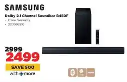 HiFi Corp Samsung Dolby 2.1 Channel Soundbar B450F offer