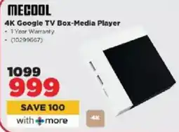 HiFi Corp Mecool 4K Google TV Box-Media Player offer