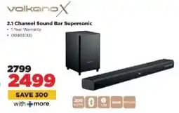 HiFi Corp Volkano X 2.1 Channel Sound Bar Supersonic offer