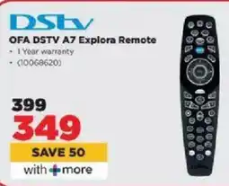 HiFi Corp DStv OFA A7 Explora Remote offer