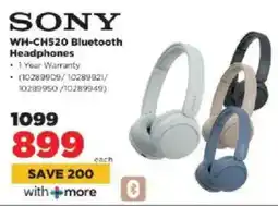 HiFi Corp Sony WH-CH520 Bluetooth Headphones offer
