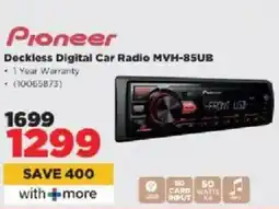 HiFi Corp Pioneer Deckless Digital Car Radio MVH-85UB offer