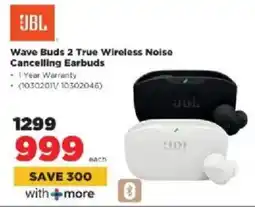 HiFi Corp JBL Wave Buds 2 True Wireless Noise Cancelling Earbuds offer