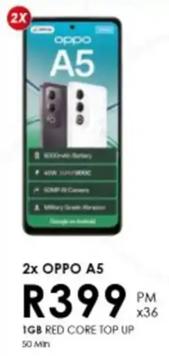 Chatz Connect Oppo A5 offer