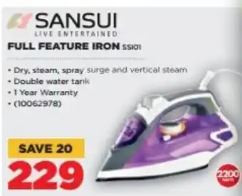 HiFi Corp Sansui Full Feature Iron offer