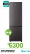 Fair Price Hisense 264L Nett Metallic Fridge H370BIT 20-357 offer