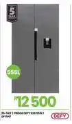 Fair Price Defy 555L SxS Fridge DFF547 20-543 offer