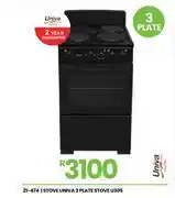 Fair Price Univa 3 Plate Stove U305 21-474 offer