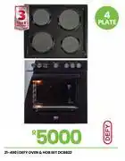 Fair Price Defy 4 Plate Oven & Hob Set DCB822 21-490 offer