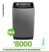 Fair Price Midea 21Kg T/L Metallic W/Machine MA500W210/G 22-338 offer