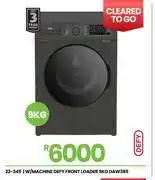 Fair Price Defy 9Kg Front Loader Washing Machine DAW389 22-345 offer