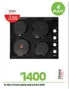 Fair Price Univa 4 Plate Hob Stove B156 21-602 offer