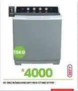 Fair Price Defy 15Kg T/T Metallic Washing Machine DTT151 22-295 offer