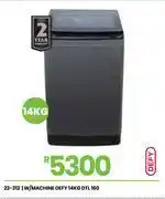 Fair Price Defy 14Kg Washing Machine DTL160 22-312 offer