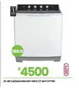 Fair Price Defy 18Kg T/T WHT Washing Machine DTT180 22-281 offer