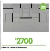 Fair Price Brandy B/Suite Headboard For Double/Queen 8-486 offer