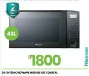 Fair Price Hisense 43Ltr Digital Microwave Oven 24-241 offer