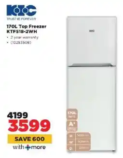 HiFi Corp KIC Top Freezer KTF518-2WH offer