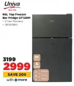 HiFi Corp Univa Top Freezer Bar Fridge UT120M offer