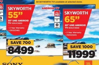 HiFi Corp Skyworth 55" UHD Android TV offer