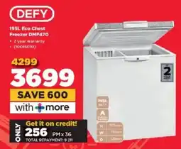 HiFi Corp DEFY Eco Chest Freezer DMF470 offer