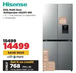 HiFi Corp Hisense Multi-Door Refrigerator H525FI-WD offer