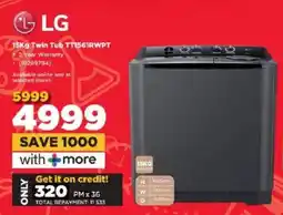 HiFi Corp LG Twin Tub TT1561RWPT offer