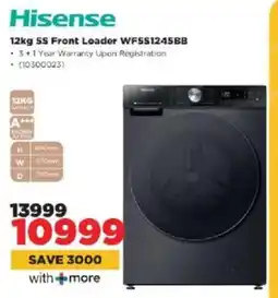HiFi Corp Hisense 5S Front Loader WF5S1245BB offer