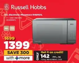 HiFi Corp Russell Hobbs Electronic Microwave RHEM31L offer