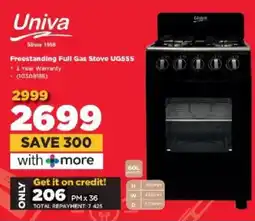 HiFi Corp Univa Freestanding Full Gas Stove UG555 offer