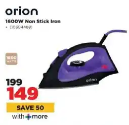 HiFi Corp Orion 1600W Non Stick Iron offer