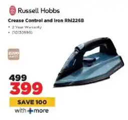 HiFi Corp Russell Hobbs Crease Control and Iron Rhi226B offer