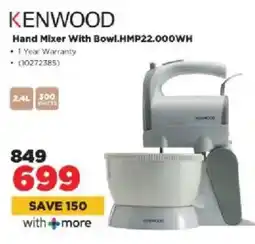 HiFi Corp Kenwood Hand Mixer With Bowl offer