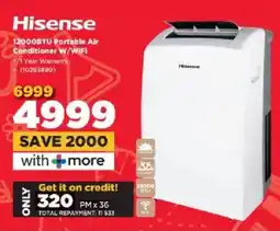 HiFi Corp Hisense 12000BTU Portable Air Conditioner W/WiFi offer