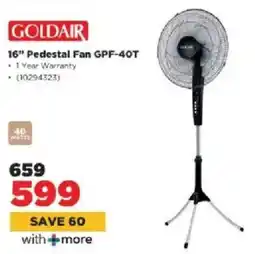 HiFi Corp Goldair 16" Pedestal Fan GPF-40T offer