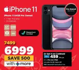 HiFi Corp iPhone 11 64GB Pre Owned offer