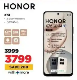 HiFi Corp Honor X7d offer