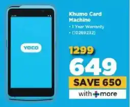 HiFi Corp Khumo Card Machine offer
