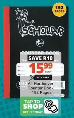 Checkers Hyper A4 Hardcover Counter Book offer