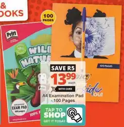 Checkers Hyper A4 Examination Pad offer
