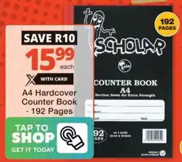 Checkers Hyper A4 Hardcover Counter Book offer