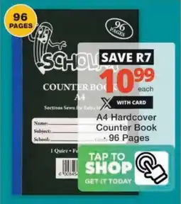 Checkers Hyper A4 Hardcover Counter Book offer